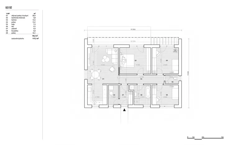 Prodej domu na klíč, Frenštát pod Radhoštěm, 92 m2