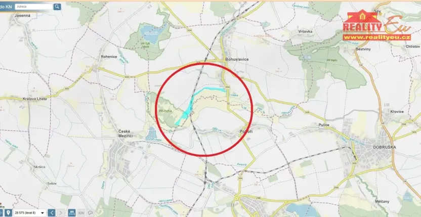 Prodej podílu 1/4 pole, Bohuslavice, 34335 m2