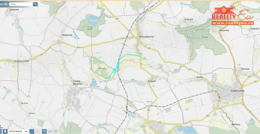 Prodej podílu 1/4 pole, Bohuslavice, 34335 m2
