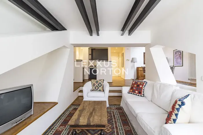 Pronájem atypického bytu, Praha - Nové Město, Odborů, 96 m2