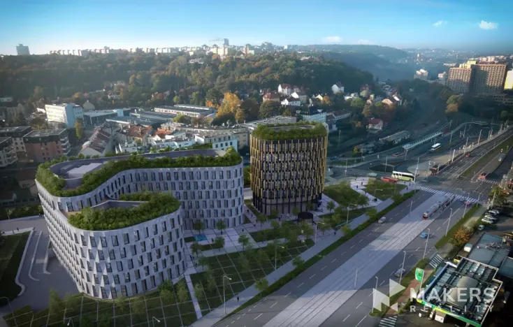 Pronájem kanceláře, Praha - Vokovice, Evropská, 525 m2