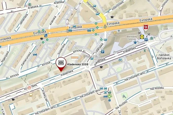 Pronájem bytu 2+1, Praha - Vokovice, Kladenská, 60 m2