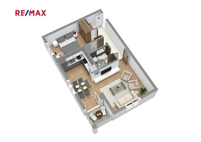 Pronájem bytu 2+kk, Chrudim, Dr. Bartůňka, 55 m2