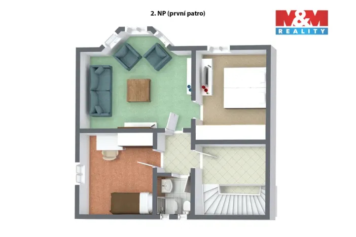 Prodej rodinného domu, Cheb, Dragounská, 113 m2