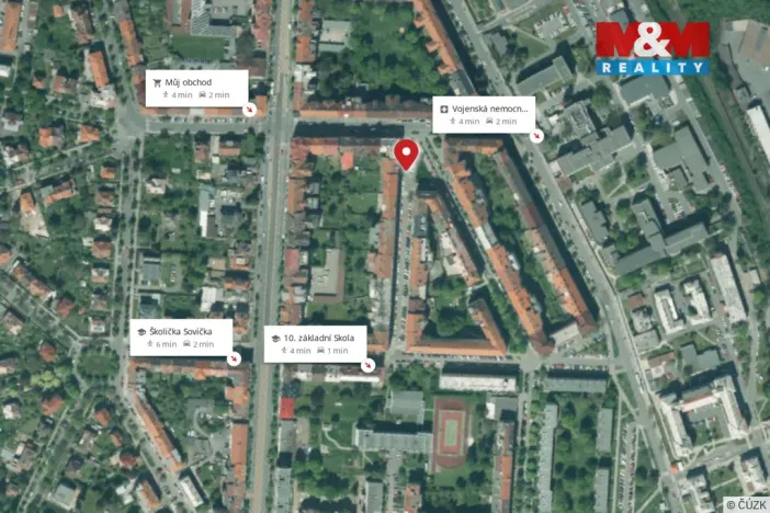 Prodej bytu 2+kk, Plzeň, Vrchlického, 57 m2