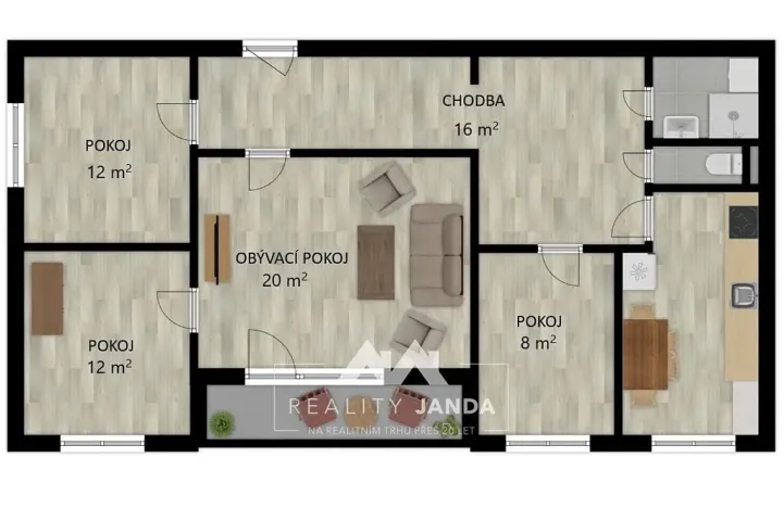 Pronájem bytu 4+1, Brno, Bednaříkova, 92 m2