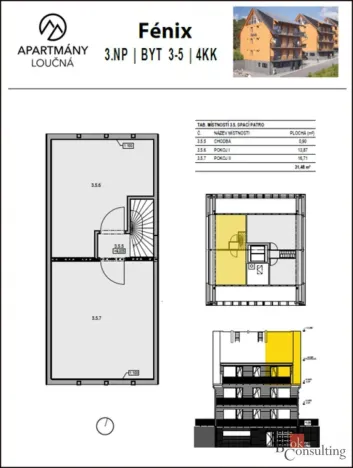 Prodej bytu 4+kk, Loučná pod Klínovcem - Loučná, 79 m2