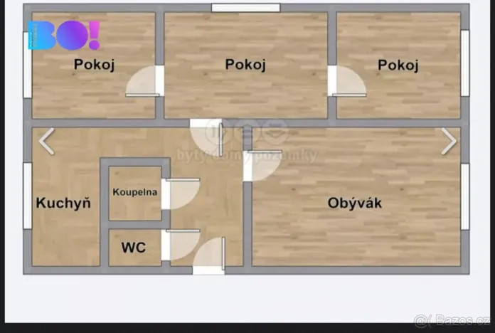 Prodej bytu 4+1, Orlová, Osvobození, 75 m2
