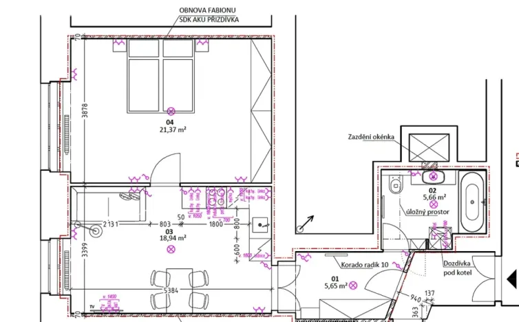 Prodej bytu 2+kk, Praha - Nové Město, 51 m2