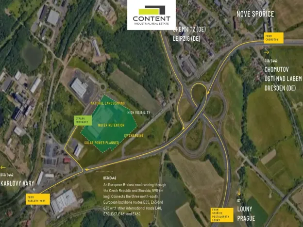 Pronájem skladu, Chomutov, Karlovarská, 3000 m2