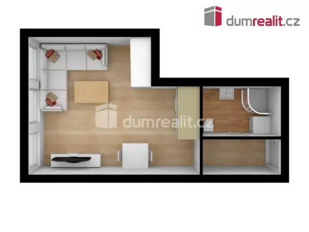 Pronájem bytu 1+kk, Břeclav, J. Opletala, 30 m2