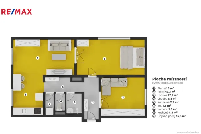 Pronájem bytu 3+kk, Praha - Podolí, K sídlišti, 75 m2