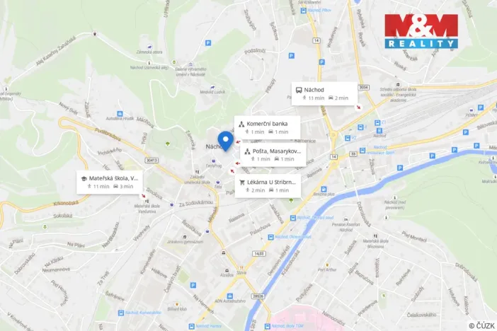 Prodej bytu 3+1, Náchod, Bartoňova, 84 m2