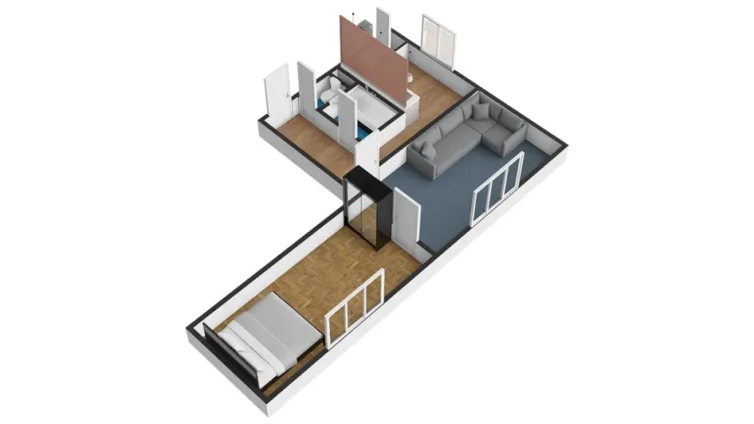 Pronájem bytu 2+1, Praha - Vokovice, K lánu, 55 m2