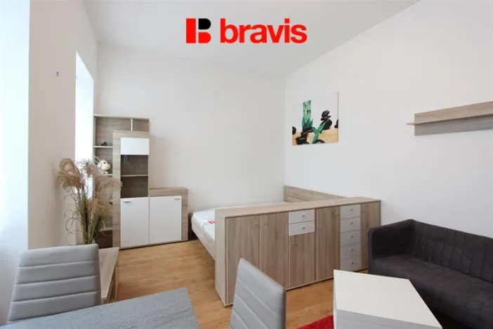 Pronájem bytu 1+kk, Brno, Stará, 28 m2