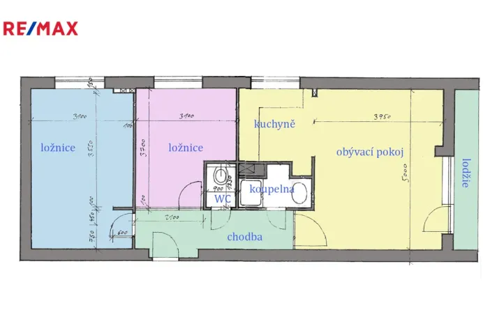 Pronájem bytu 3+1, Praha - Břevnov, Na Petřinách, 63 m2