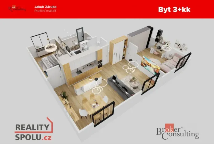 Prodej bytu 3+kk, Liberec - Liberec III-Jeřáb, Křepelčí, 85 m2