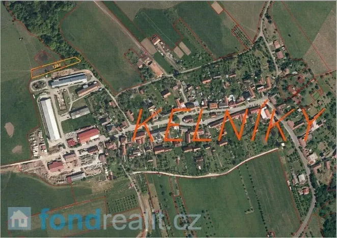 Prodej pozemku, Kelníky, 1707 m2