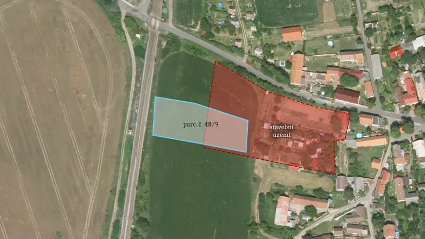 Prodej podílu pozemku pro bydlení, Štětí, 1000 m2