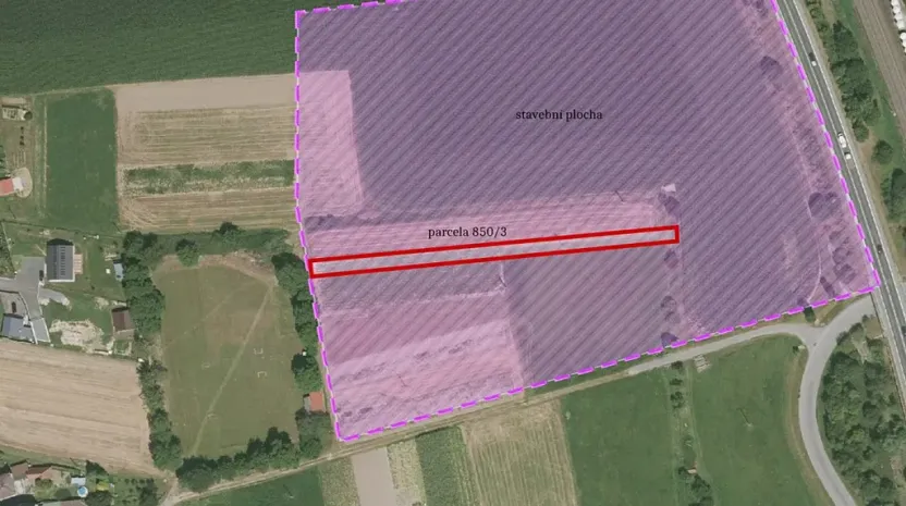 Prodej podílu komerčního pozemku, Rájec-Jestřebí, 480 m2