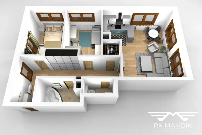 Pronájem bytu 3+kk, Odolena Voda, K Cukrovaru, 154 m2