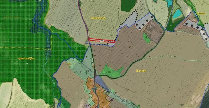 Prodej pole, Zbýšov, 6010 m2