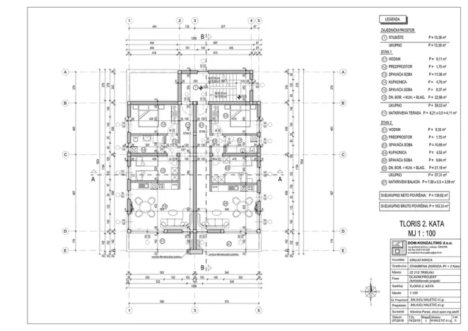 Prodej bytu 3+kk, Tribunj, Chorvatsko, 75 m2