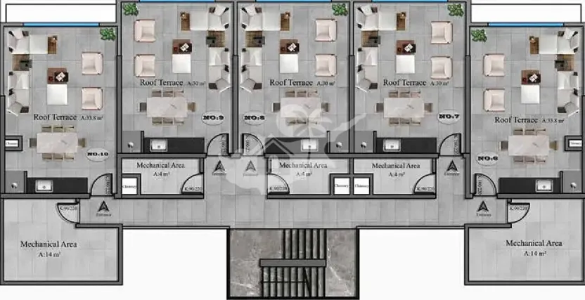 Prodej bytu 1+1, Agios Amvrosios Keryneias, Kypr, 47 m2