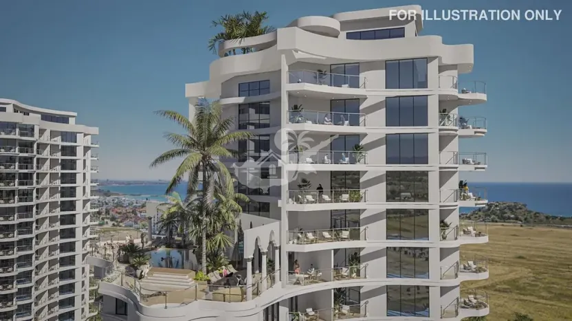 Prodej bytu 2+kk, Trikomo, Kypr, 64 m2