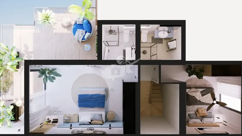 Prodej vily, Agios Amvrosios Keryneias, Kypr, 125 m2