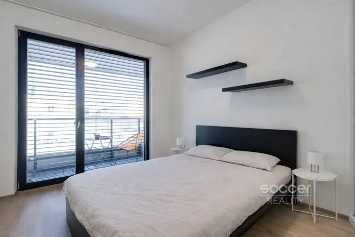 Pronájem bytu 2+kk, Praha - Holešovice, Sanderova, 54 m2