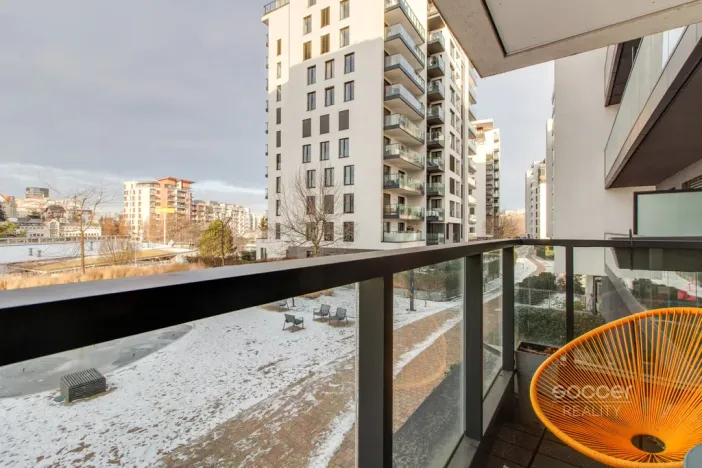 Pronájem bytu 2+kk, Praha - Holešovice, Sanderova, 54 m2