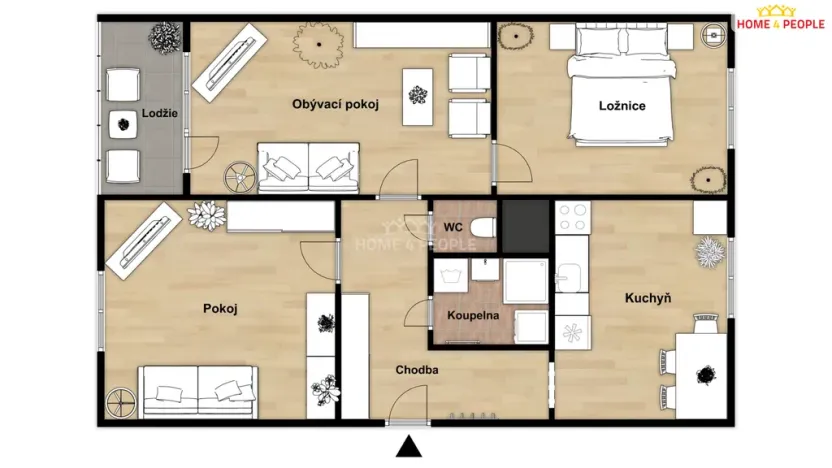 Prodej bytu 3+1, Jablonec nad Nisou - Mšeno nad Nisou, Mšenská, 72 m2