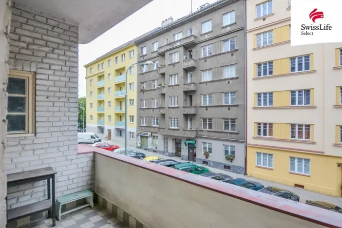 Pronájem bytu 2+kk, Praha - Žižkov, Ambrožova, 47 m2