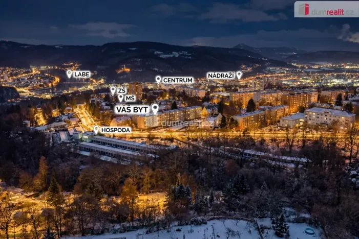 Prodej bytu 3+1, Ústí nad Labem - Ústí nad Labem-centrum, Ženíškova, 65 m2