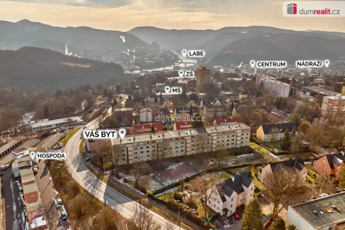 Prodej bytu 3+1, Ústí nad Labem - Ústí nad Labem-centrum, Ženíškova, 65 m2