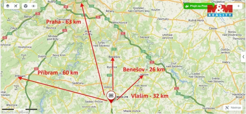 Prodej rodinného domu, Miličín, 67 m2