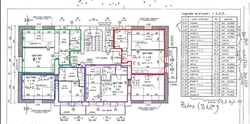 Pronájem bytu 2+kk, Peruc, U Koupaliště, 59 m2