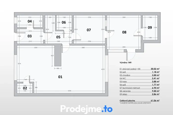 Prodej rodinného domu, Hevlín, 108 m2