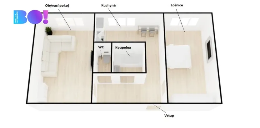 Prodej bytu 2+1, Karviná, Březová, 54 m2