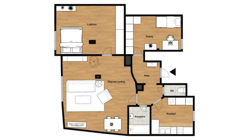 Prodej bytu 3+1, Olomouc, Chválkovická, 92 m2