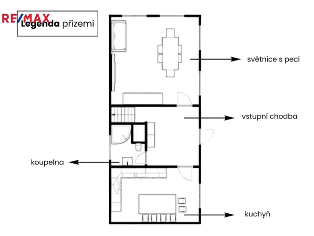 Pronájem bytu 5+kk, Nadějkov - Nepřejov, 120 m2