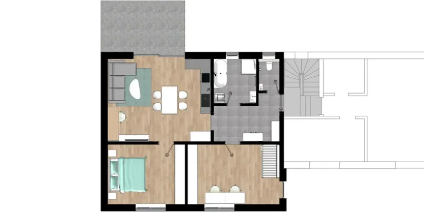 Prodej bytu 3+kk, Holubice, 81 m2