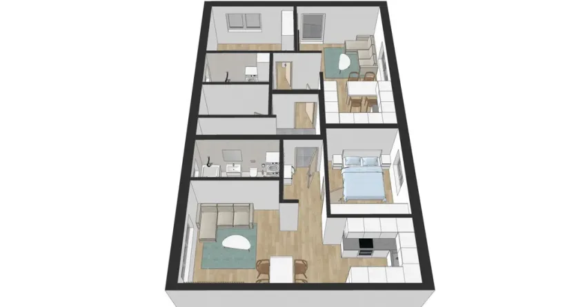 Prodej bytu 2+kk, Pravlov, 51 m2