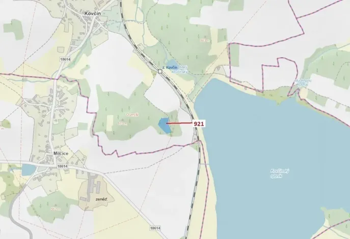 Dražba lesa, Kovčín, 4401 m2