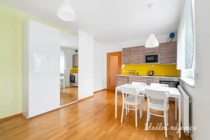 Pronájem bytu 1+kk, Praha - Řeporyje, Kakosova, 38 m2