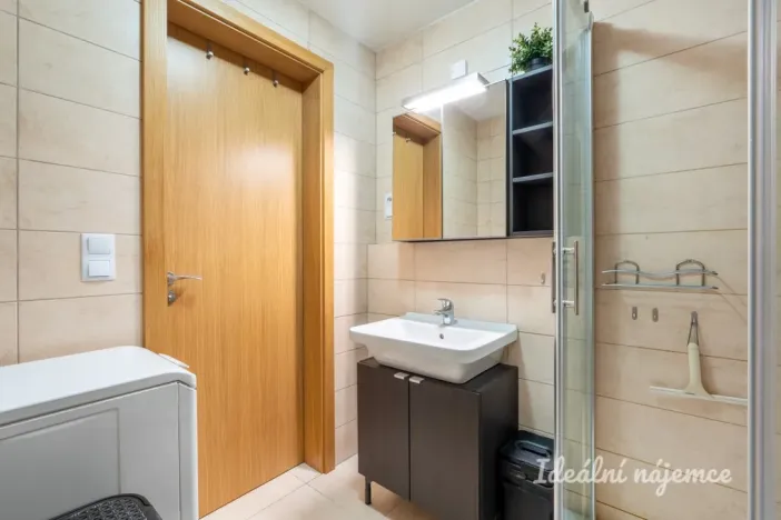 Pronájem bytu 1+kk, Praha - Řeporyje, Kakosova, 38 m2