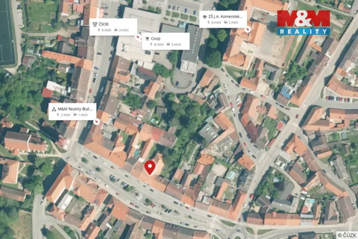 Pronájem bytu 1+1, Blatná, náměstí Míru, 55 m2