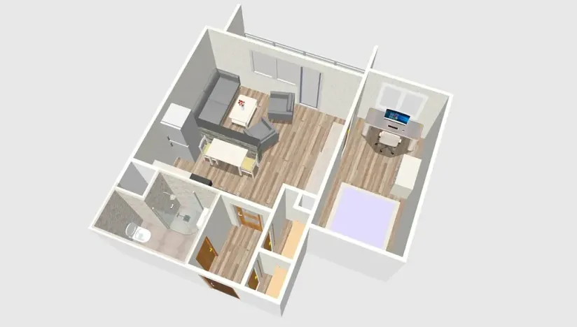 Pronájem bytu 2+kk, Brno, Krymská, 40 m2