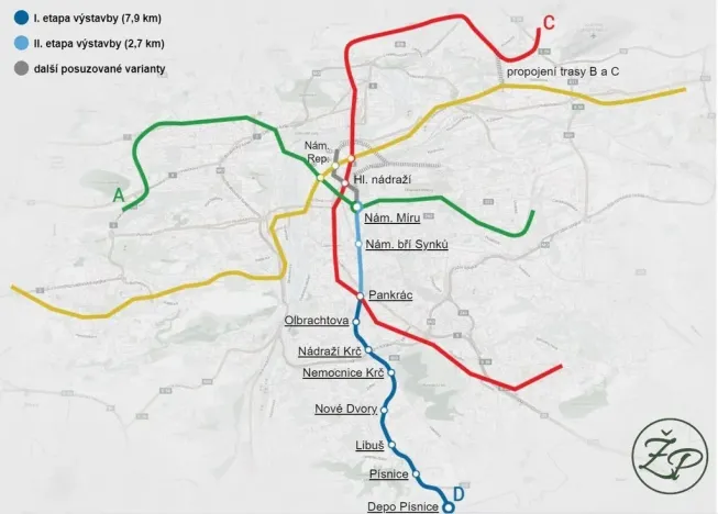 Pronájem bytu 2+kk, Praha - Krč, Vikova, 42 m2